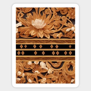 Elegant Luxurious pattern #25 Sticker